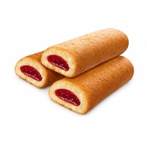 Печенье сдобное с начинкой со вкусом вишни светлое, весовое, короб 2,3 кг — цена за 1 кг